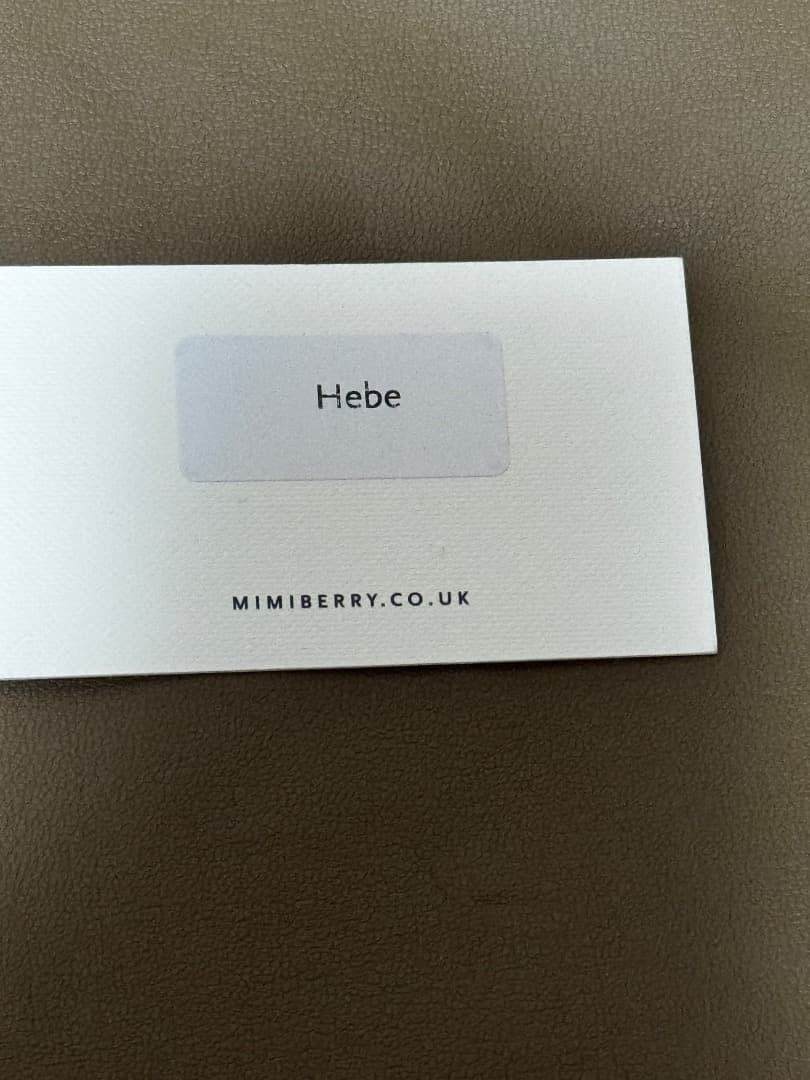 ミミベリー ビショップ別注 2WAYハンドバッグ HEBE ブラック 新品 本物