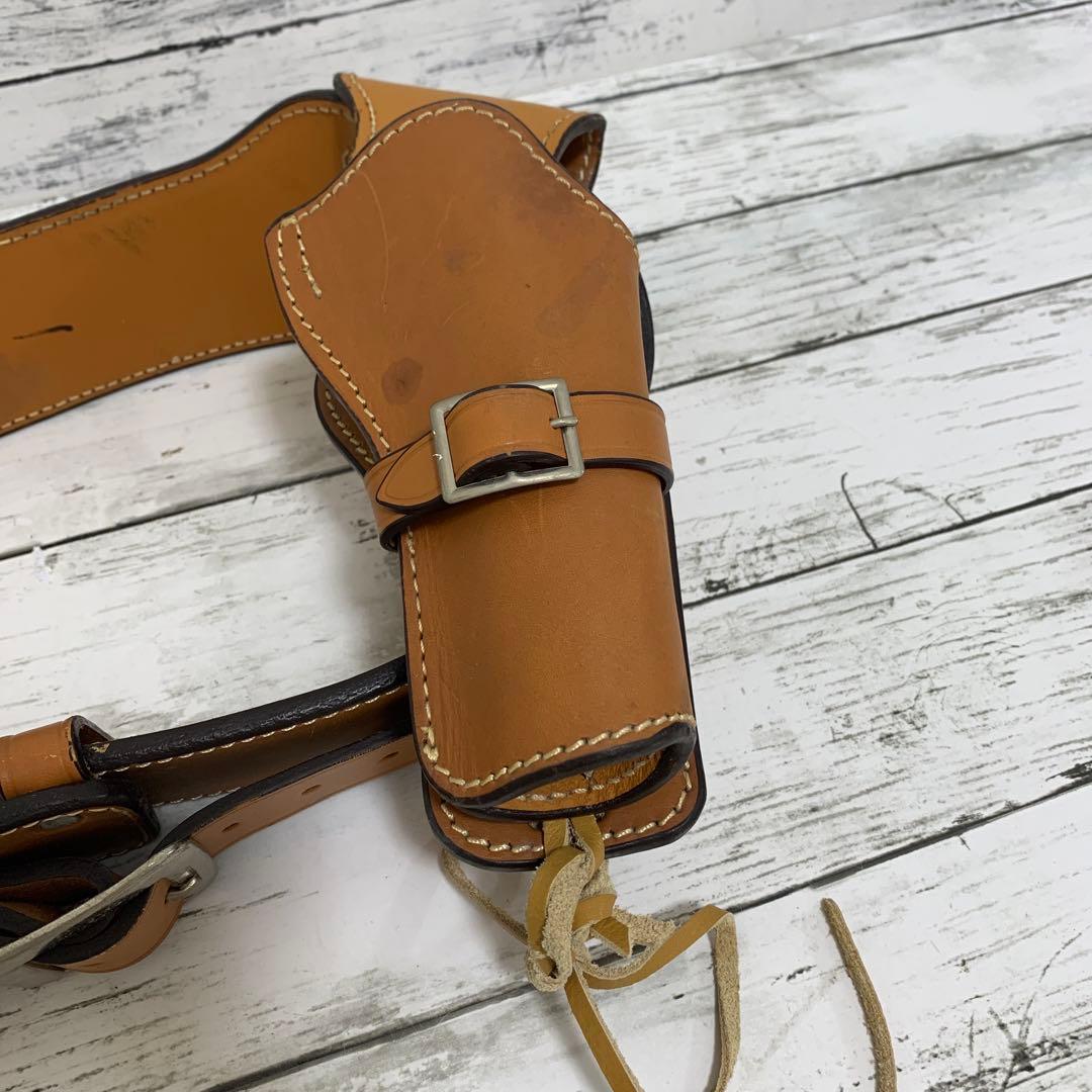 イーストA No.001-M★牛革製 ウエスタンベルト ガンホルスター