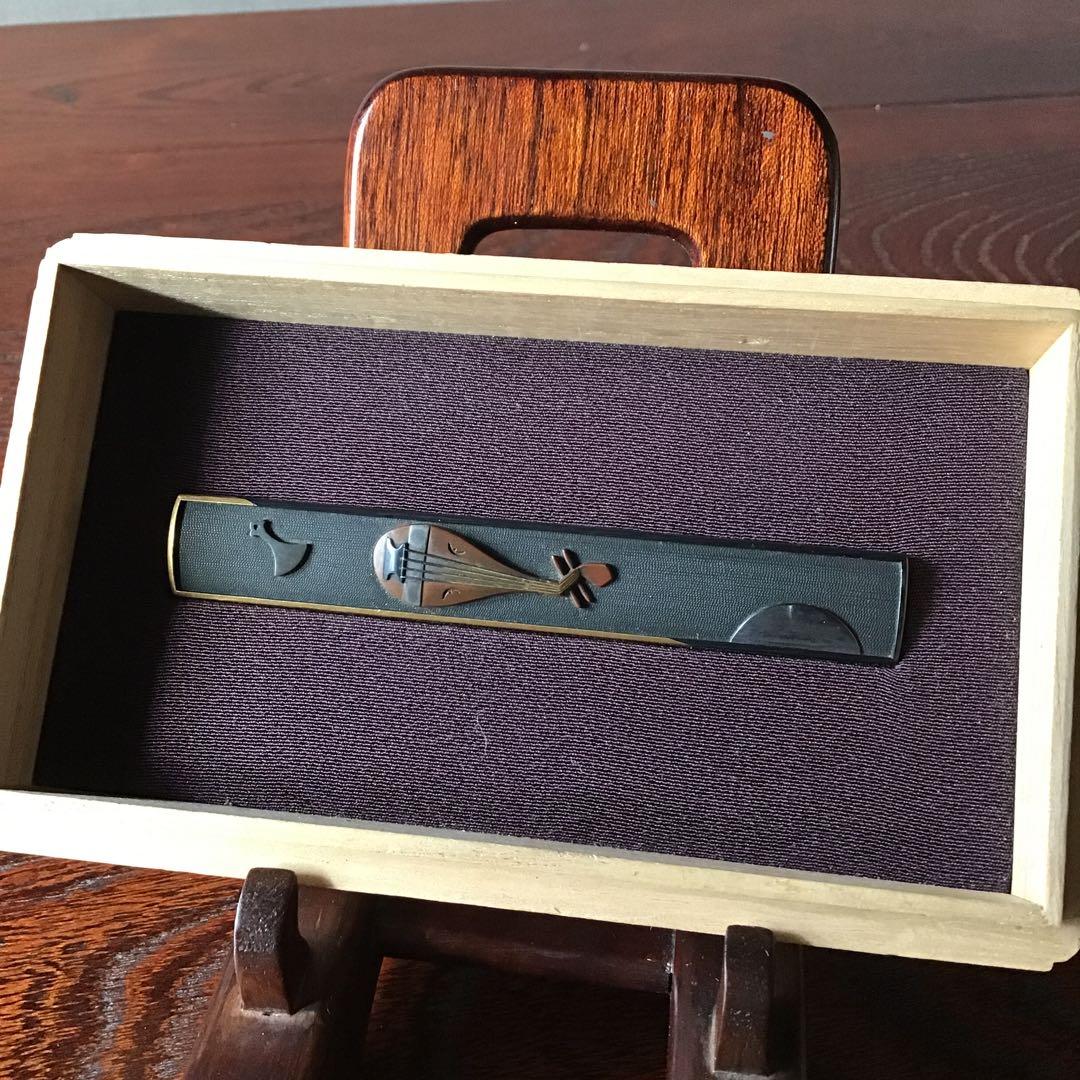 小柄　枇杷図　加賀後藤