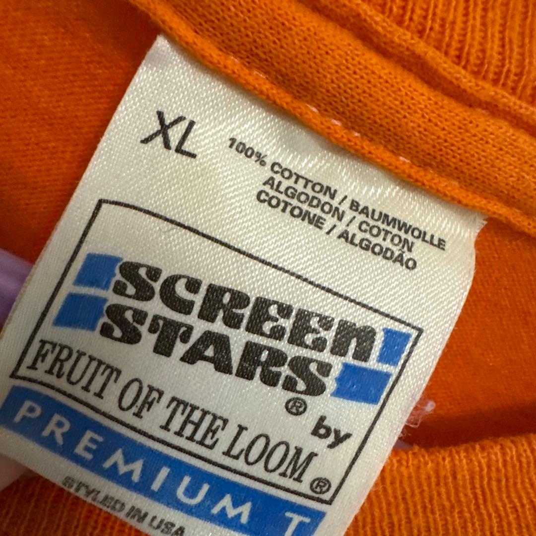 Screen Stars Tシャツ XL オレンジ