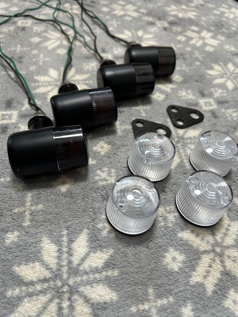 POSH ウインカー ウインカーキット　 ブラックボディSR400/500