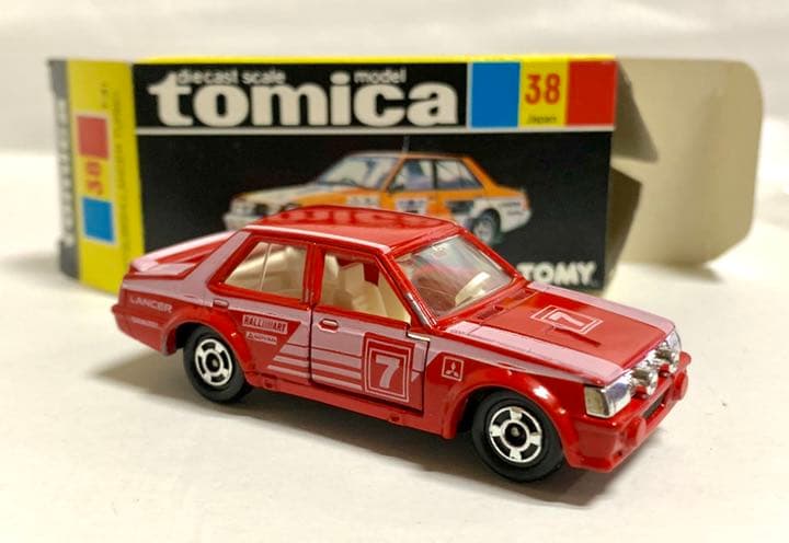 黒箱 トミカ  三菱ランサーターボ 2Fホイール仕様 激レア