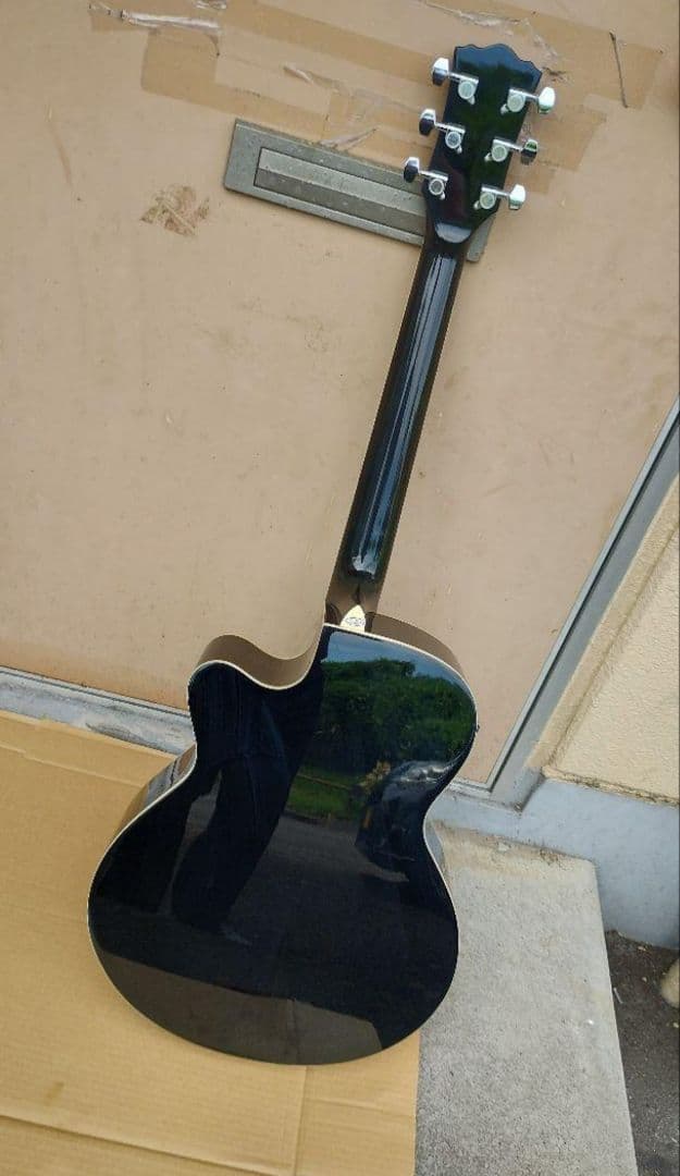 超美品 展示品 SEPIA CLUE EAW-01 BK プリアンプ付エレアコ