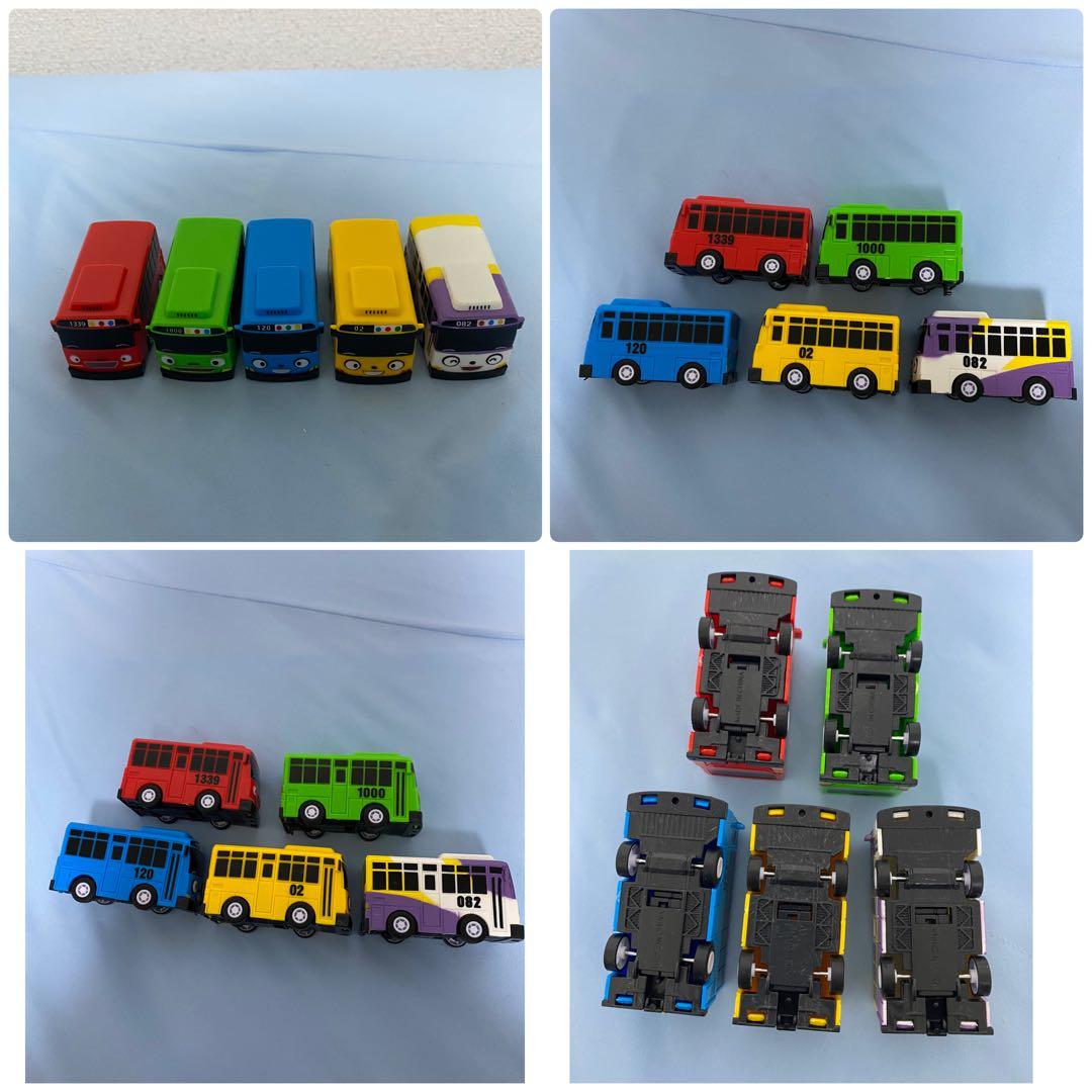 ちびっこバスタヨ　ガレージ　レールカー　9台　tayo