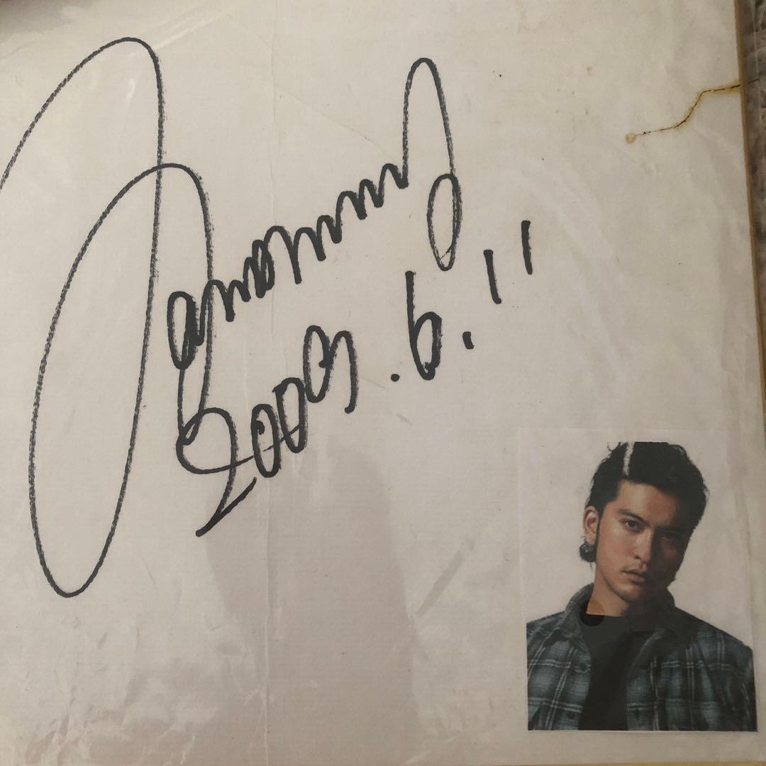 最終値下げ！！元TOKIO長瀬さんのサイン色紙