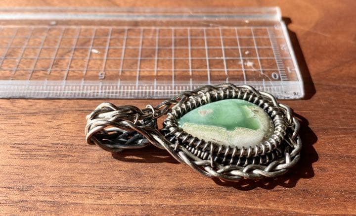 クリソプレーズ シルバー925 天然石 ルース