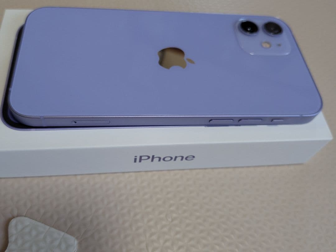 iPhone 12 256GB パープル SIMフリー バッテリー85%