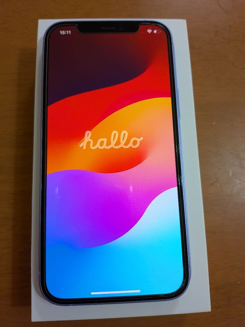 iPhone 12 256GB パープル SIMフリー バッテリー85%