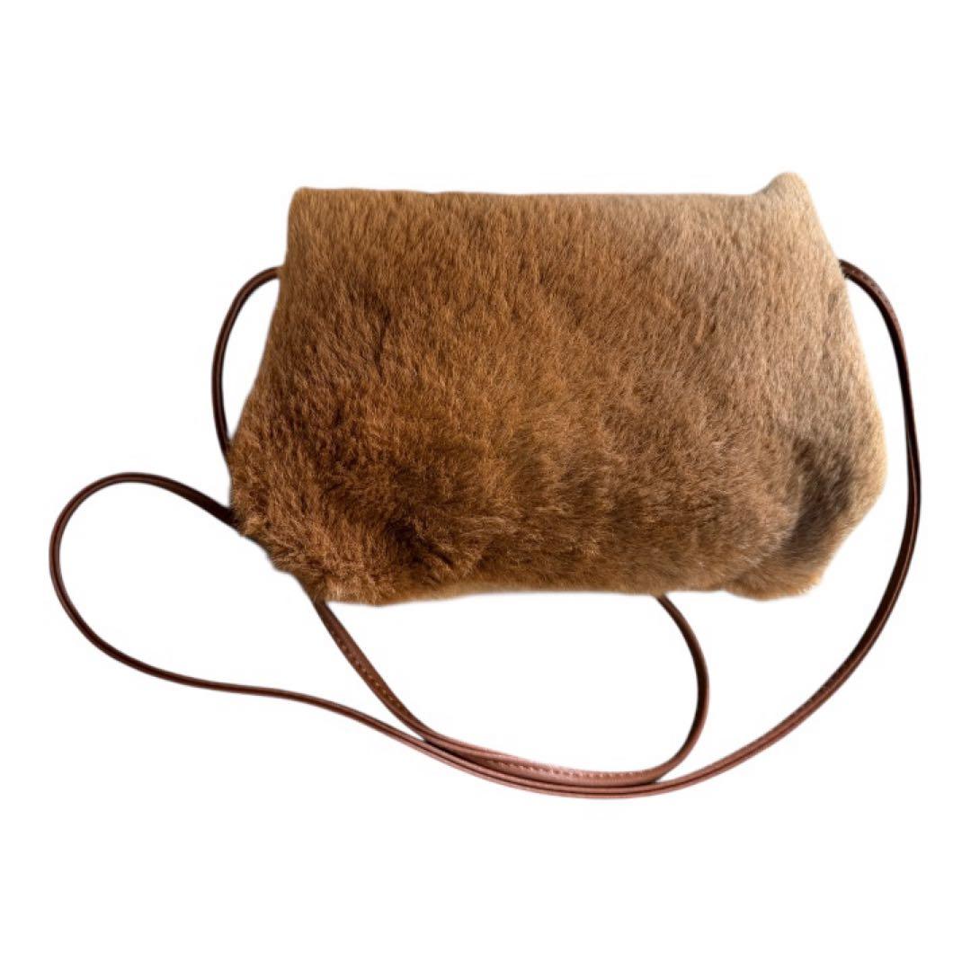 UGG ベージュ ファー ショルダーバッグ