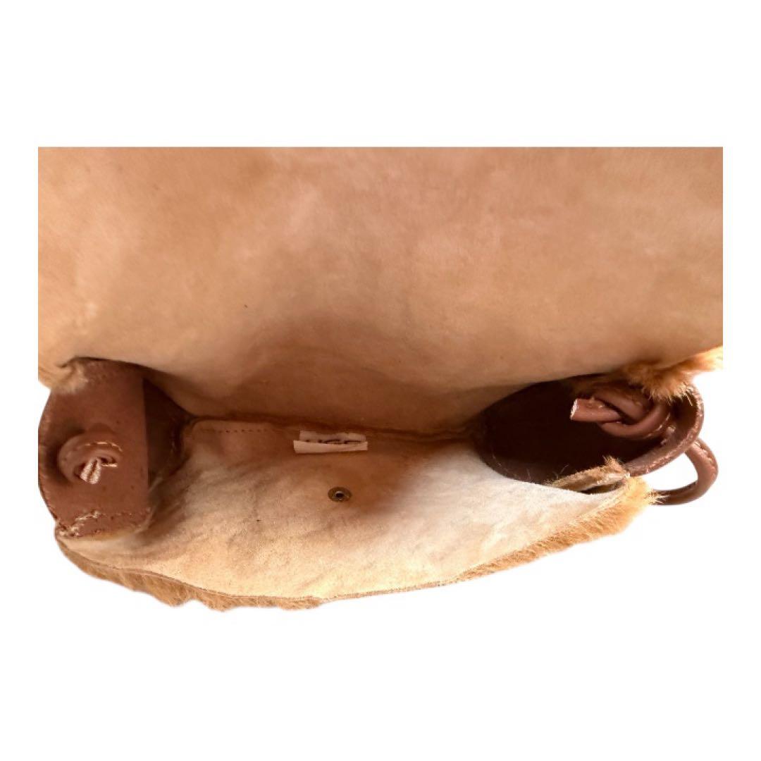 UGG ベージュ ファー ショルダーバッグ