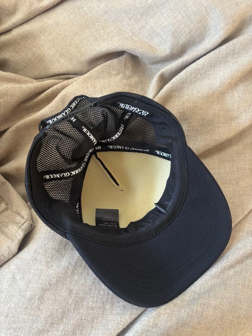 Hysteric Glamour ブラックキャップ FREE メッシュキャップ