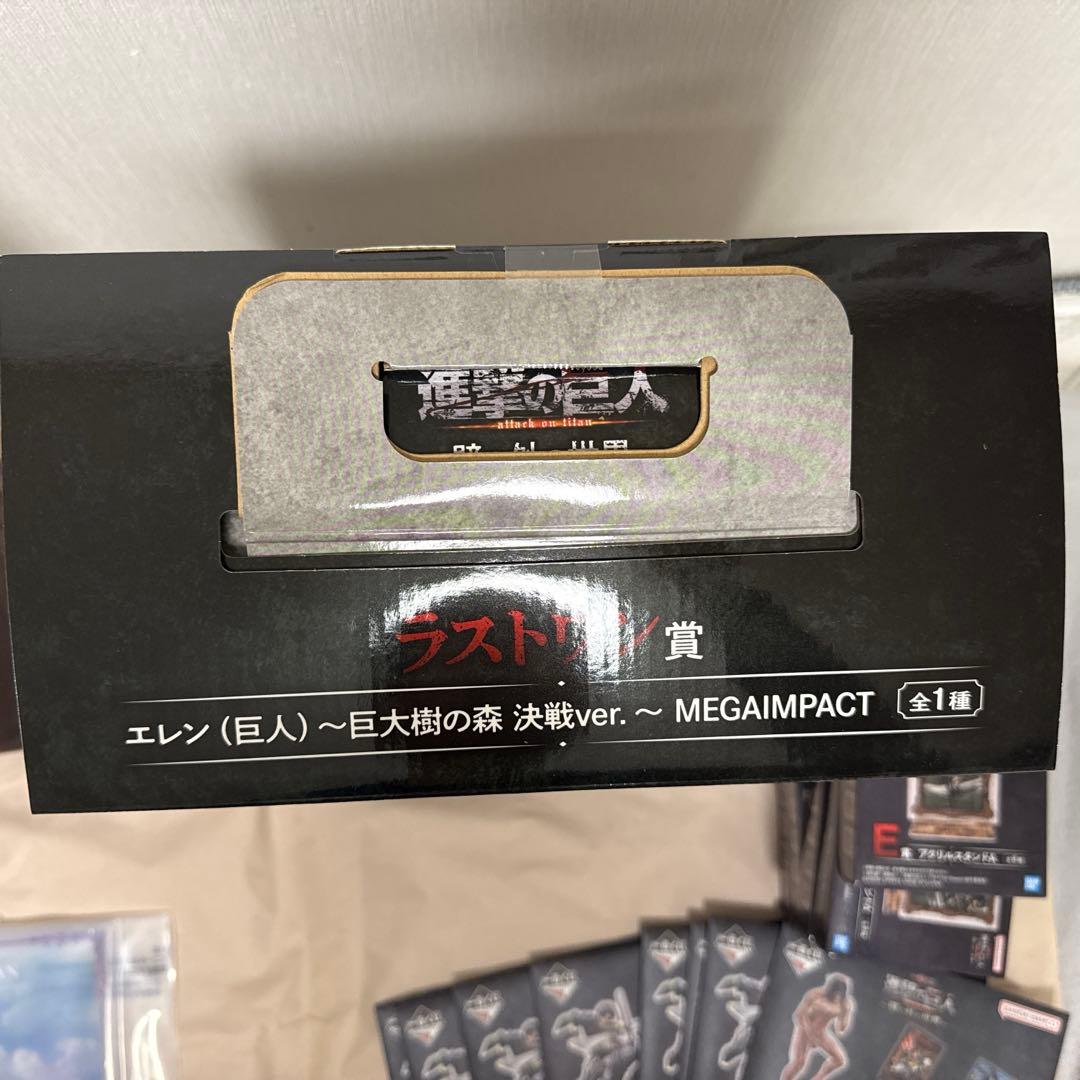 一番くじ　進撃の巨人　A賞　女型の巨人　ラストワン賞　エレン（巨人）+おまけ