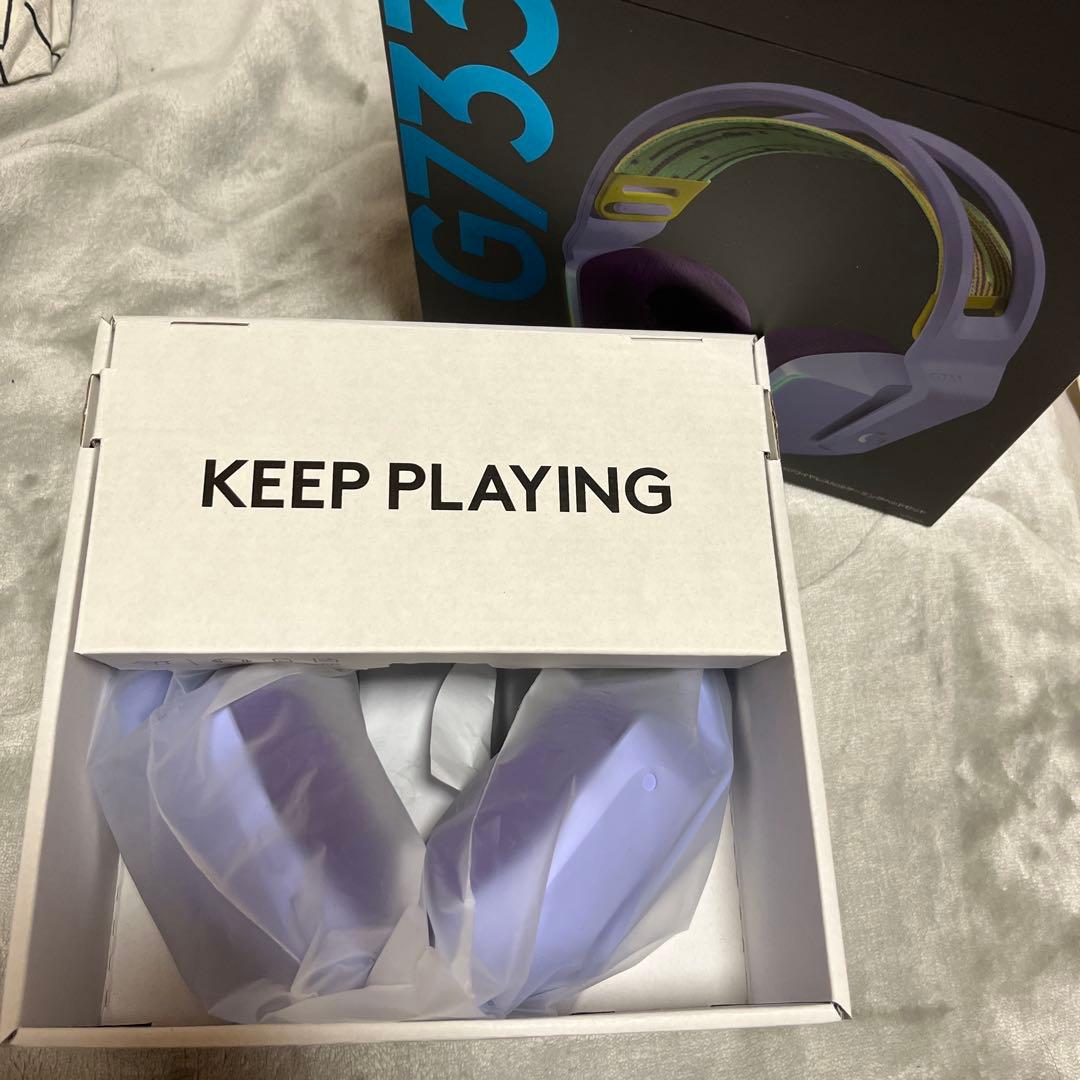 Logitech G733 ゲーミングヘッドセット ライラック