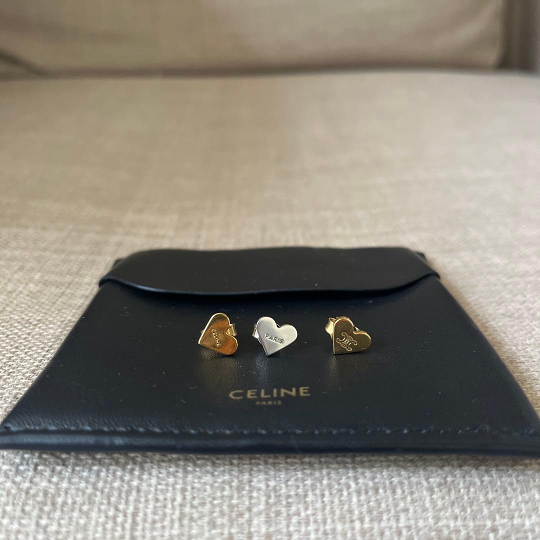 セリーヌ CELINE ピアス スタッズピアス3点セット
