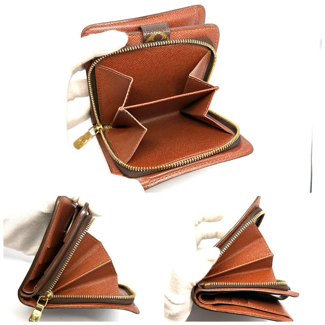 お年玉セール‼️【廃盤モデル‼️】ルイヴィトン　折財布　モノグラム　コンパクトジップ