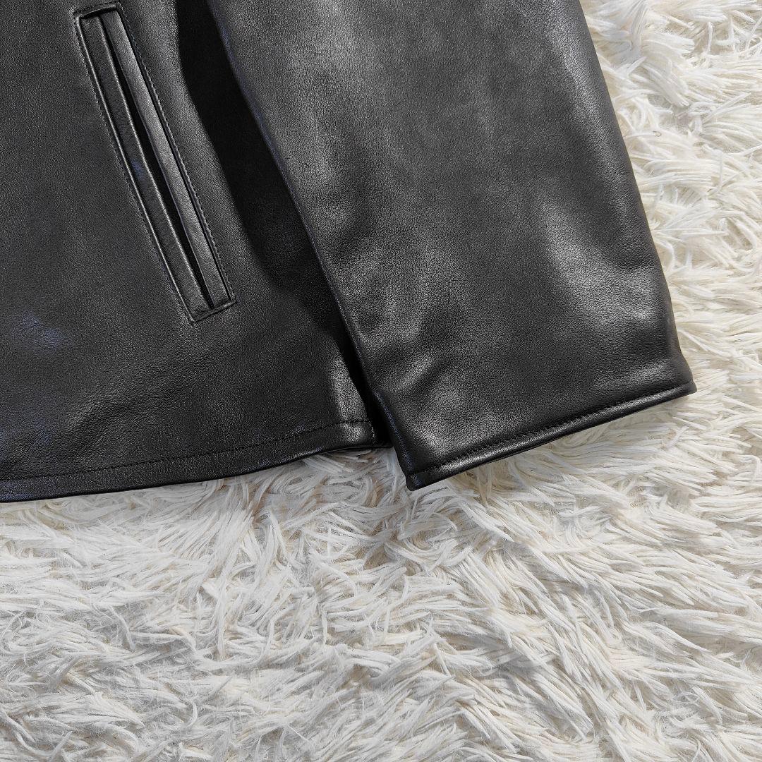 希少USA　80s エルエルビーン　レザージャケット　ブルゾン　山羊革　黒　M