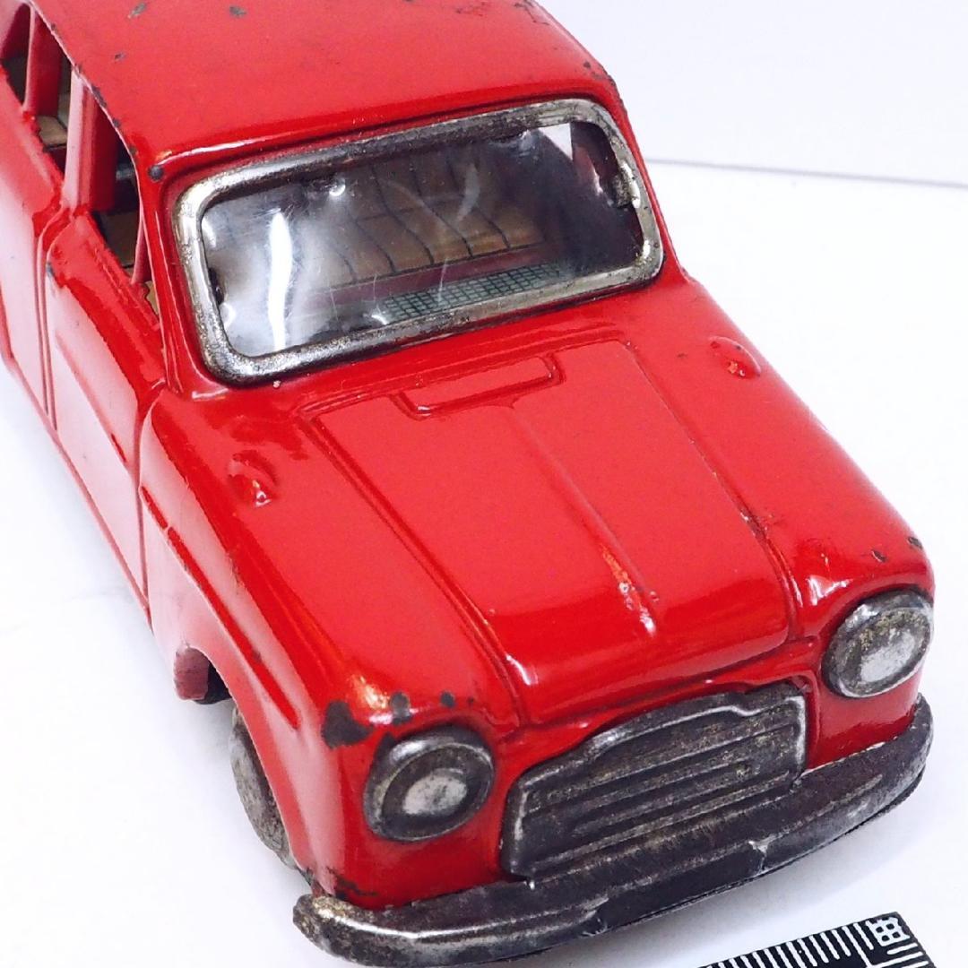 萬代屋【ダットサン セダン1000赤】ブリキtin toy car自動車【箱無】