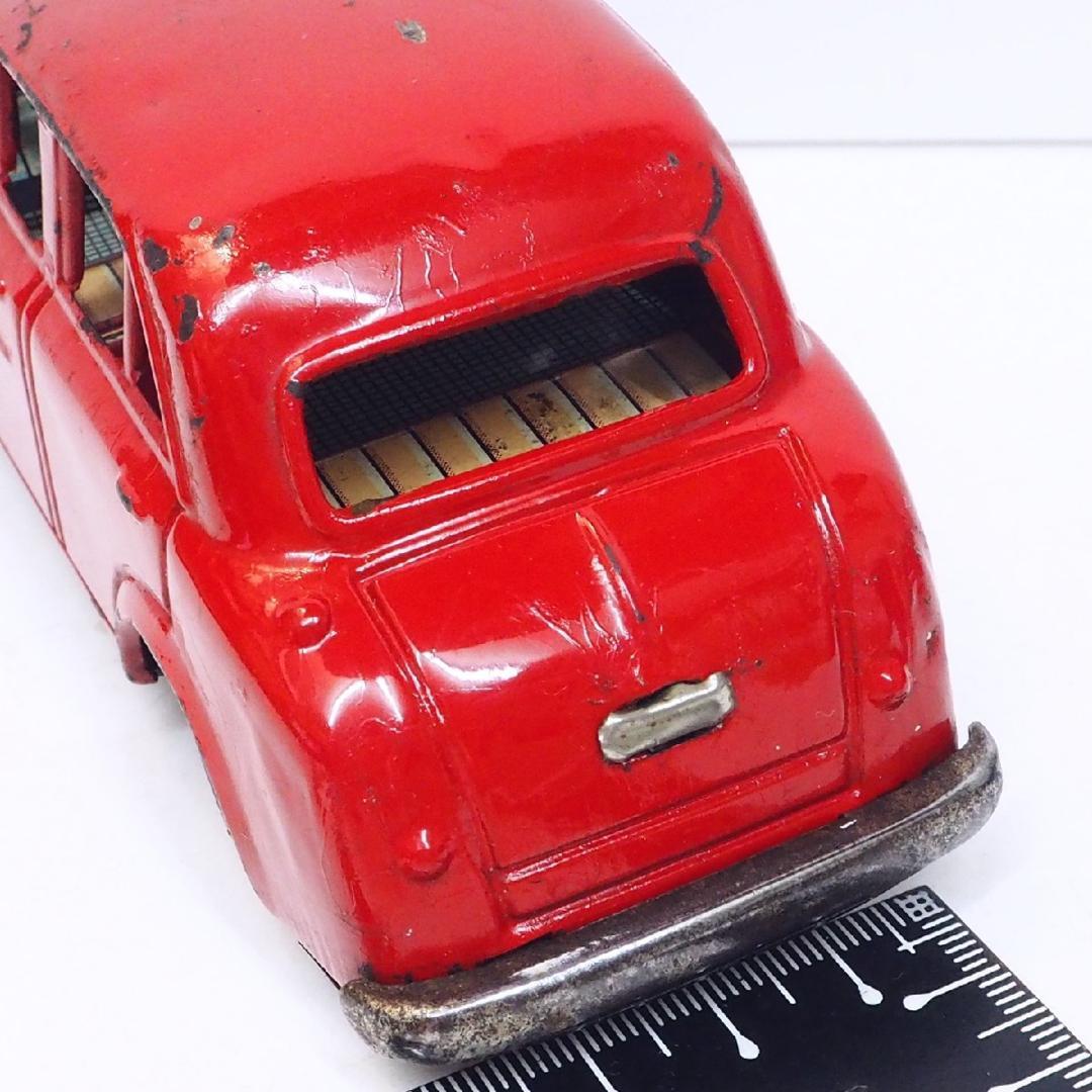 萬代屋【ダットサン セダン1000赤】ブリキtin toy car自動車【箱無】