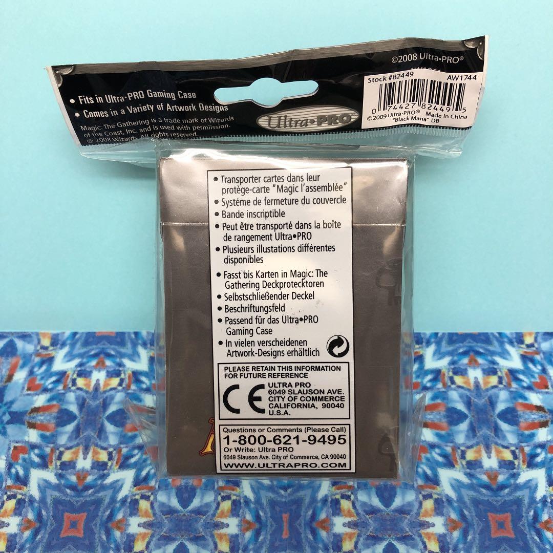 デッキケース　マジックザギャザリング　マナ黒