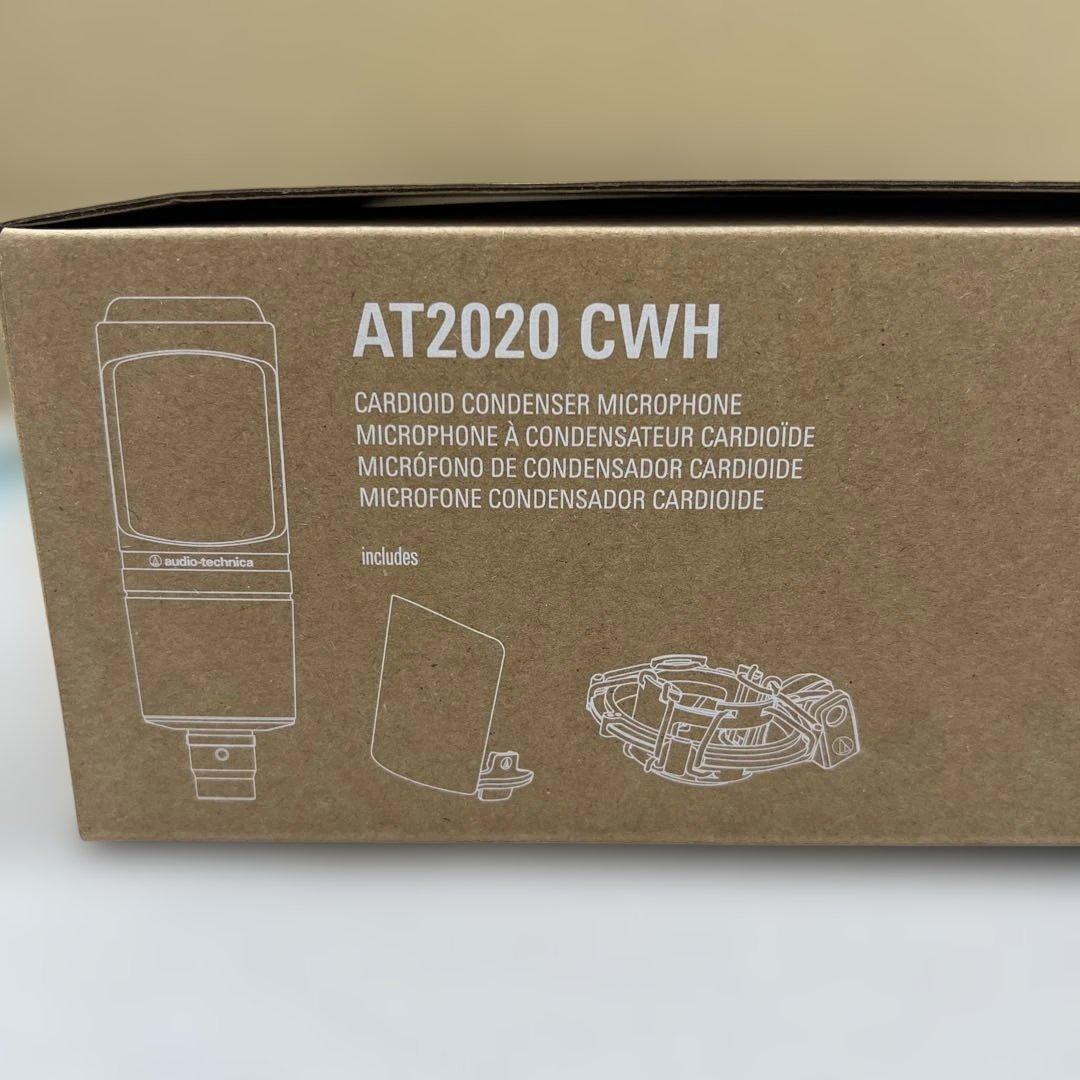 511286 新品　オーディオテクニカ AT2020 CWH コンデンサーマイク