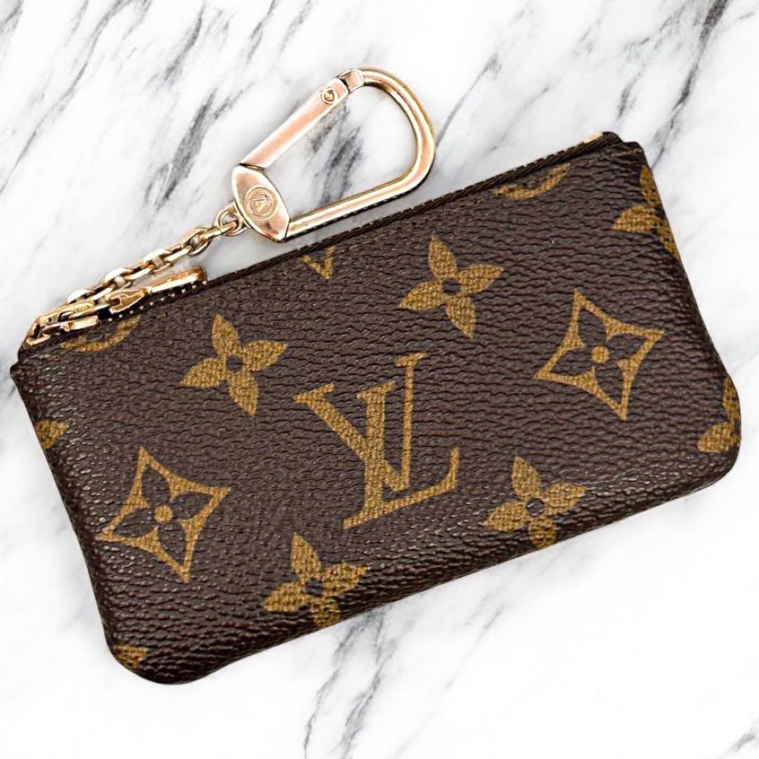 極美品 ルイヴィトン モノグラム ポシェットクレ ケース 小銭入れ 財布