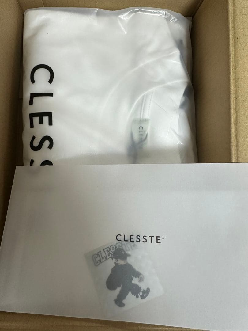 C” MASSIVE S/S T-SHIRT WITH clesste ホワイト