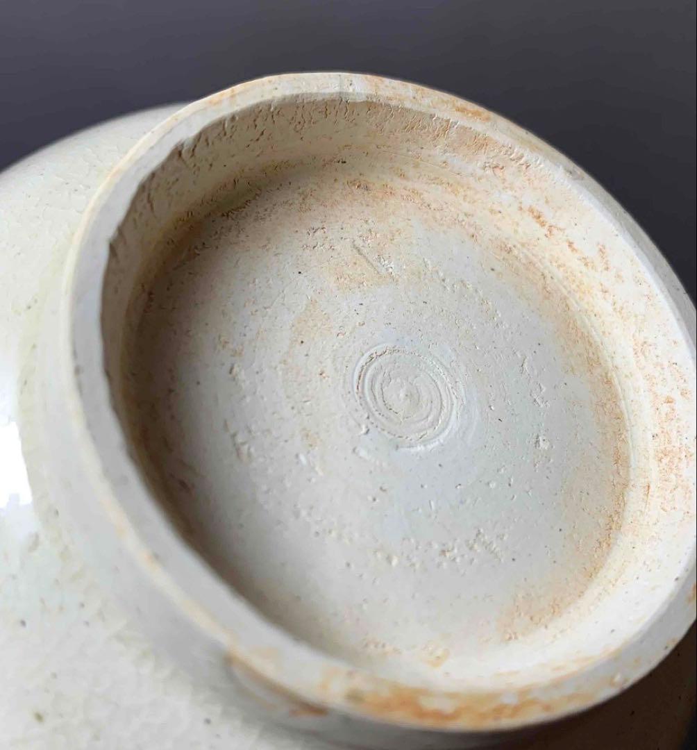 中国 無地輪花碗　f2250218