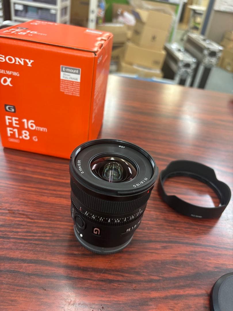 Sony FE 16mm F1.8 G レンズ