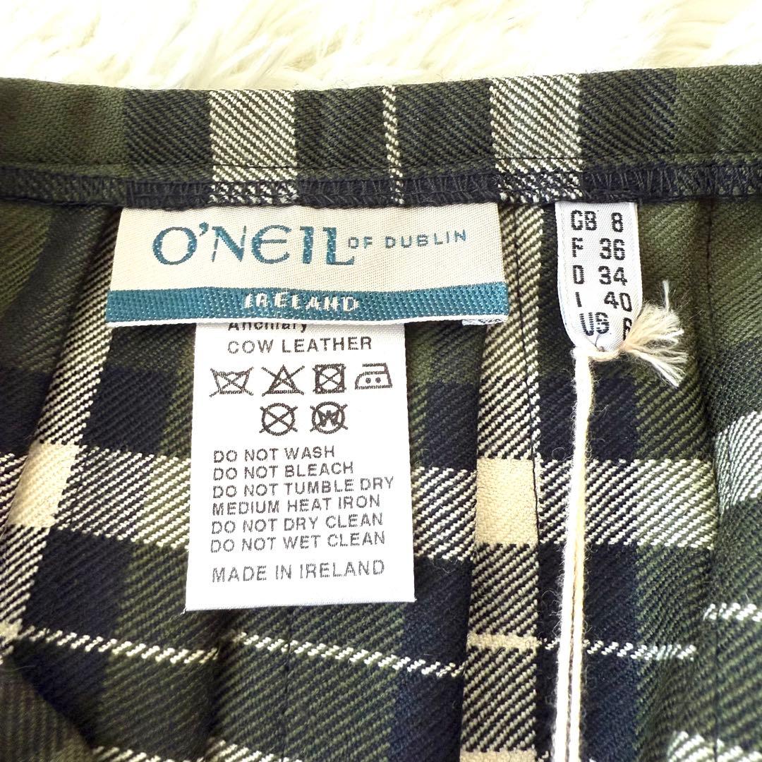 新品✨オニールオブダブリン プリーツ ラップスカート チェック