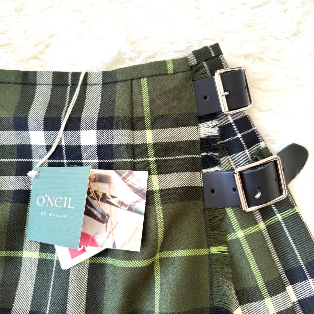 新品✨オニールオブダブリン プリーツ ラップスカート チェック