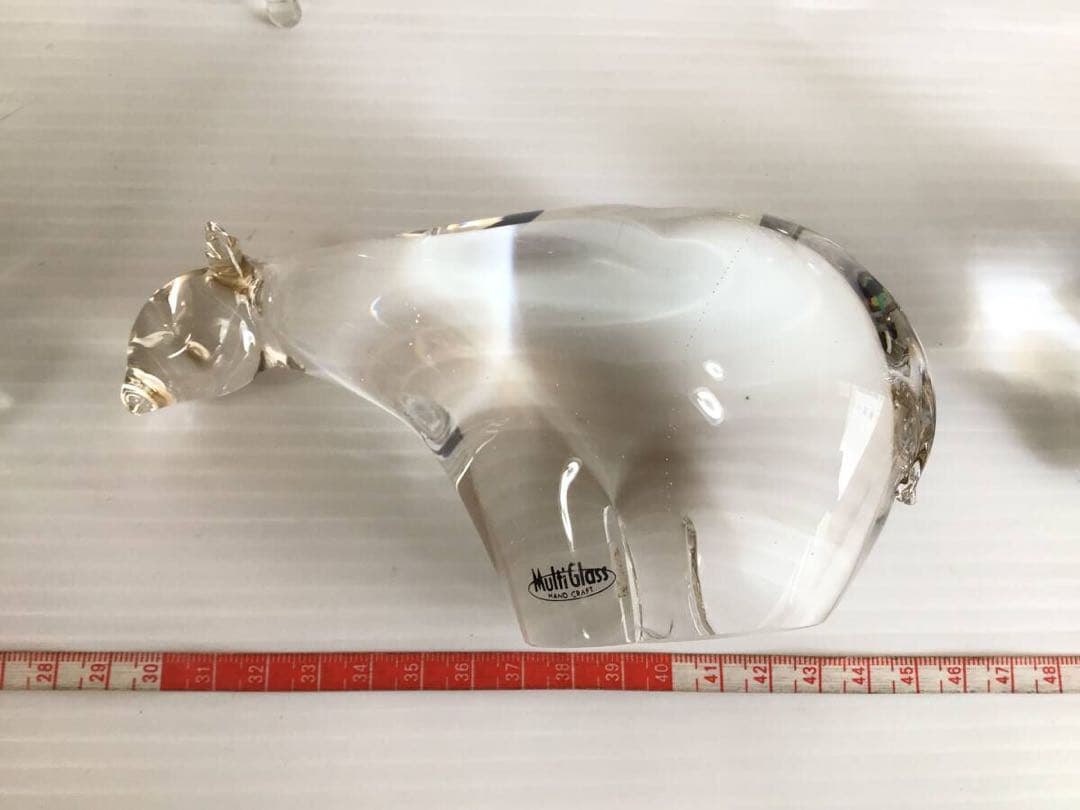 Y945 MultiGlass 5点 ガラス 置物 動物/天使 現状品
