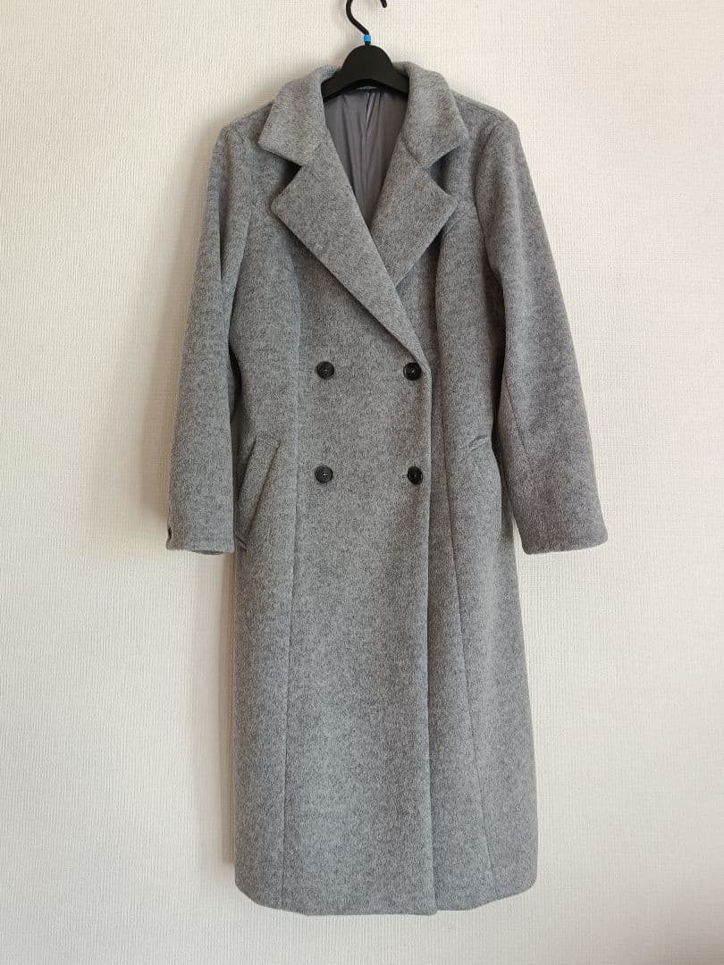 overE　理想のチェスターコート　102サイズ　ライトグレー