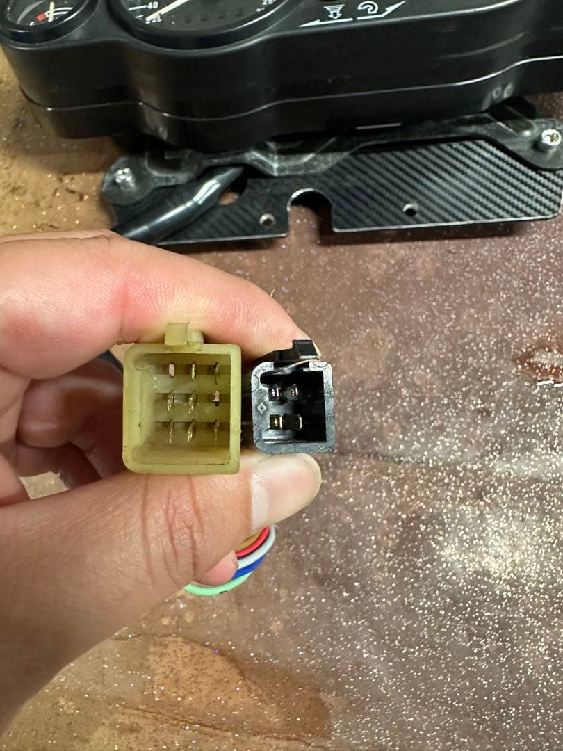 GPz900R用　zzr系メーター　ポン付け