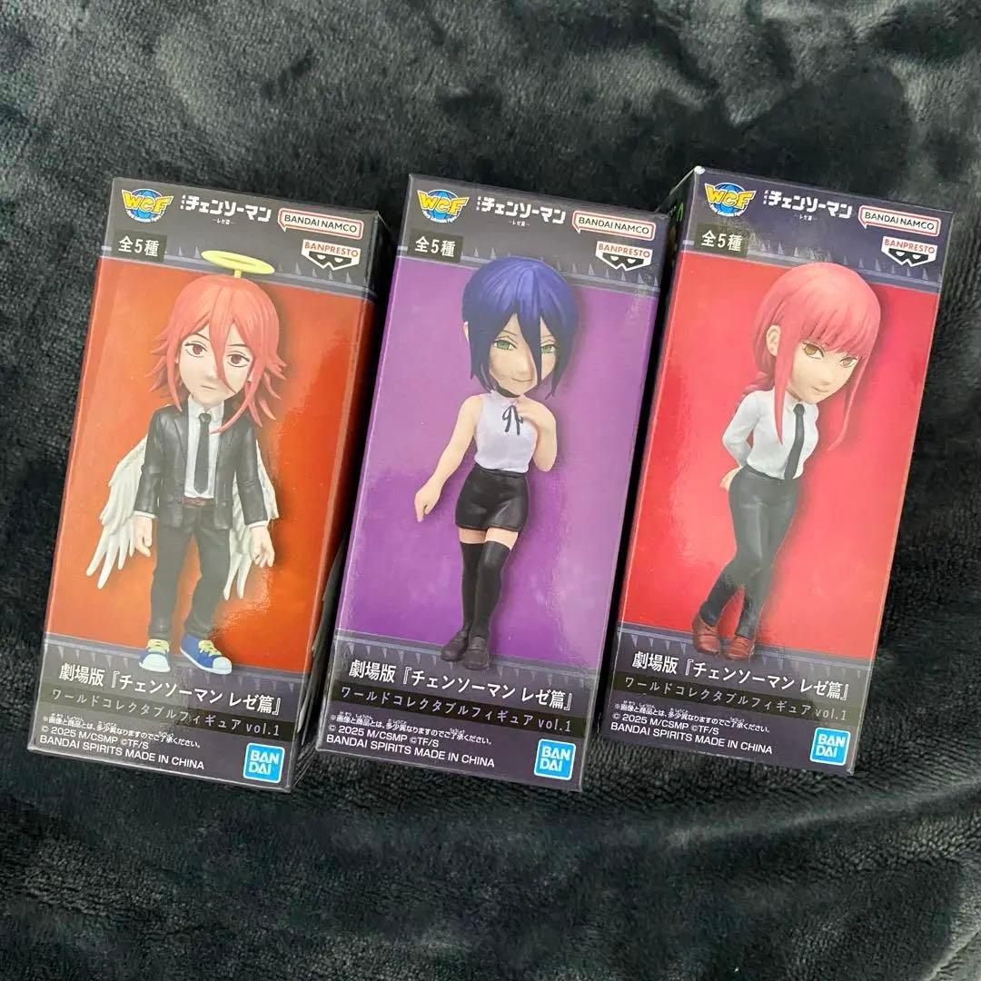 新品【劇場版チェンソーマン】ワールドコレクタブルフィギュア（3種セット）