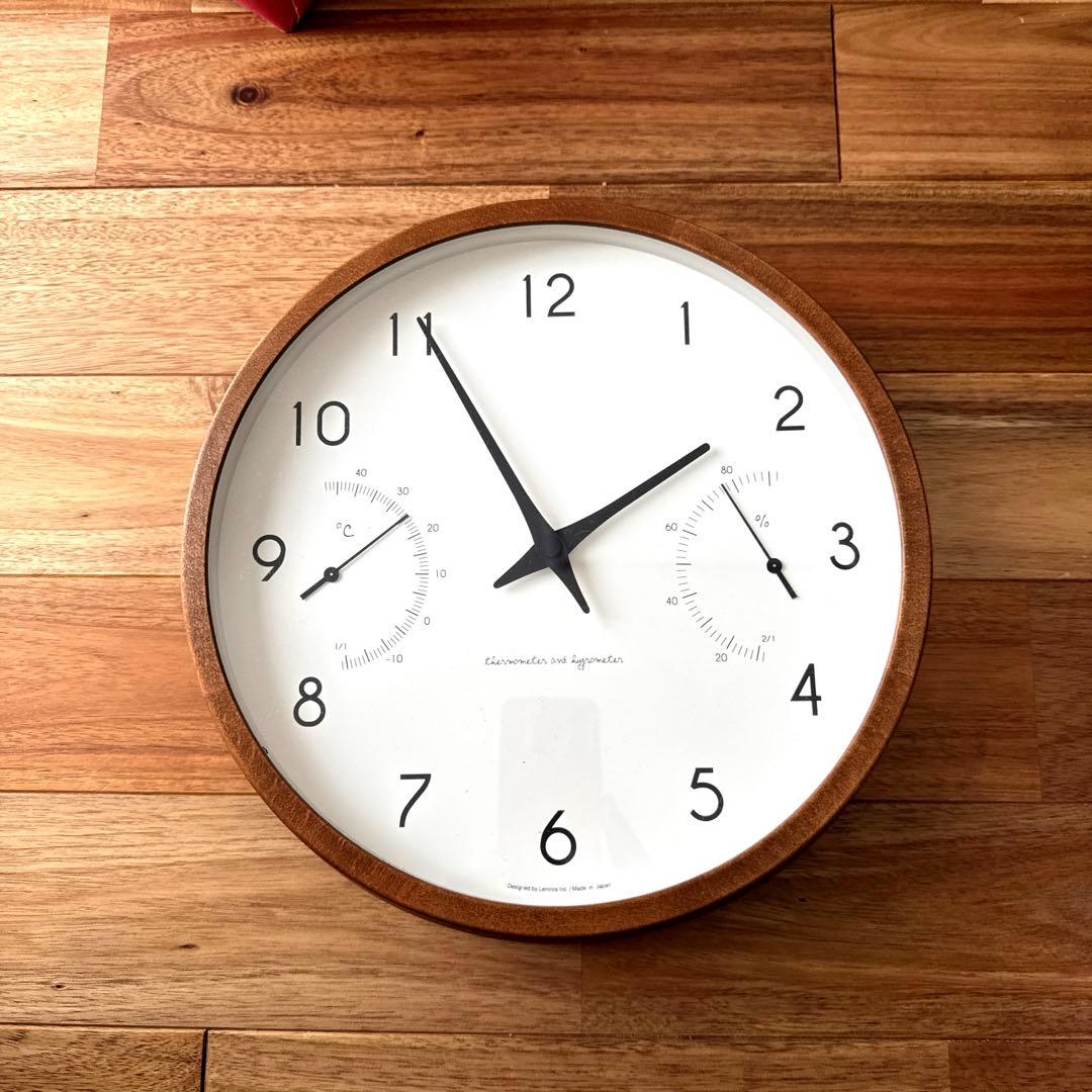 【値下げ】レムノス電波時計温湿時計 【雑貨ショップドットコムオリジナル】