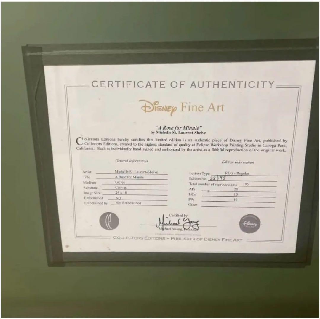 Disney Fine Art Michelle St.Laurent ミッキー