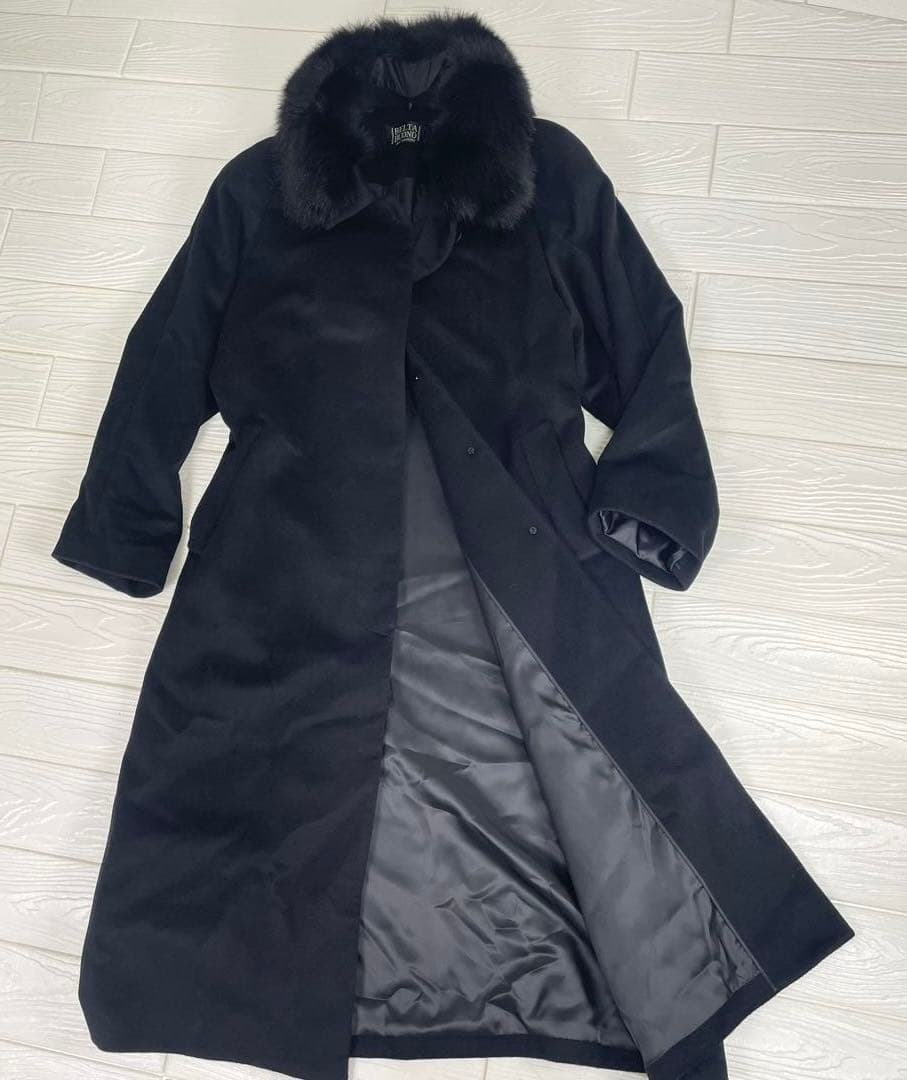 BELTA BUONO チェスターコート　ファーコートカシミア　100%