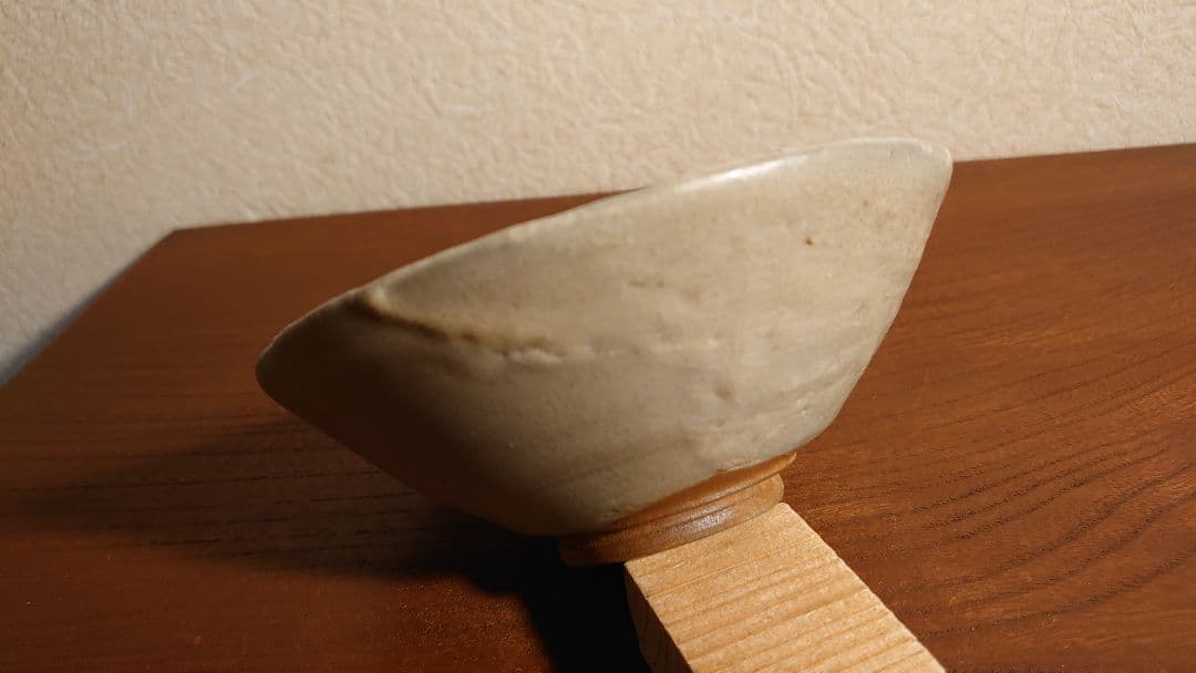 李朝　抹茶碗　茶道具　蔵出し　鼠釉　アンティーク茶道具　１客