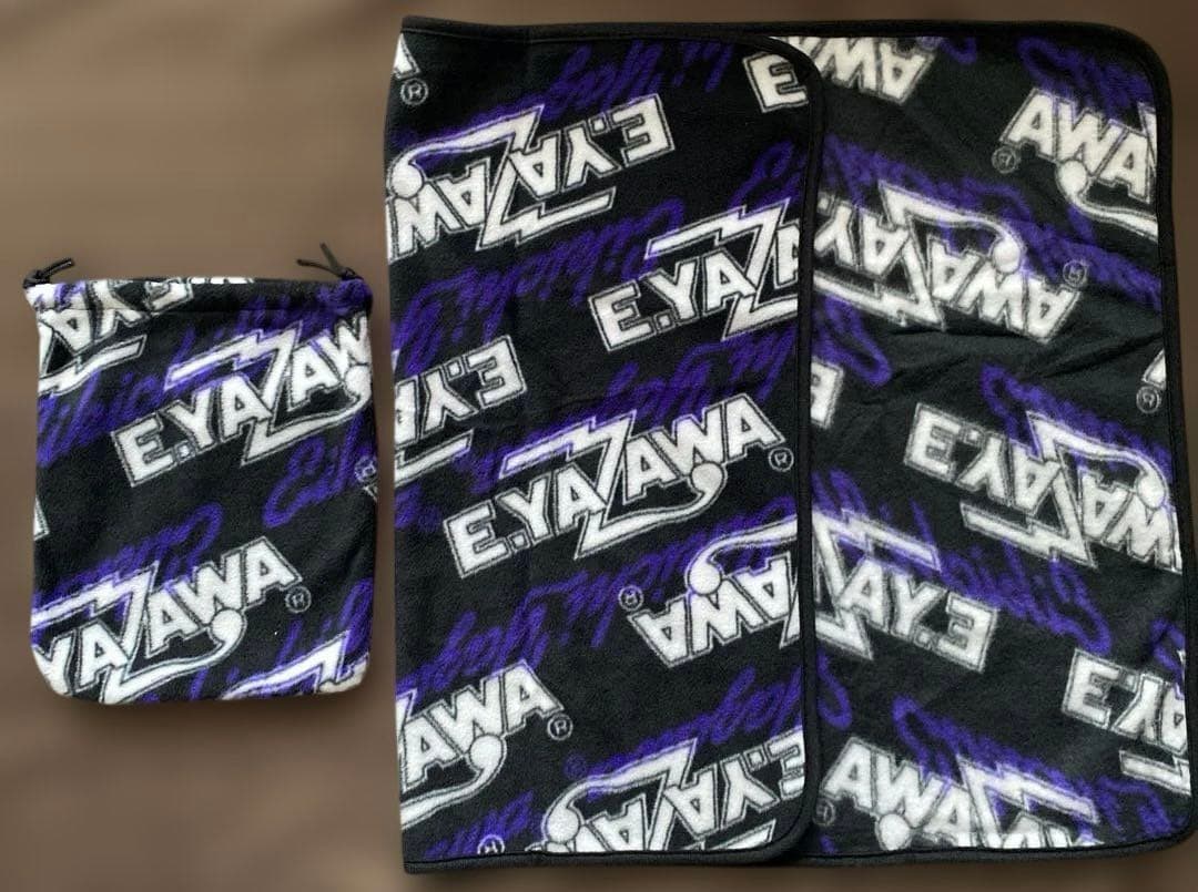 E.YAZAWA EIICHIYAZAWAロゴエンドレスブランケット専用巾着袋付