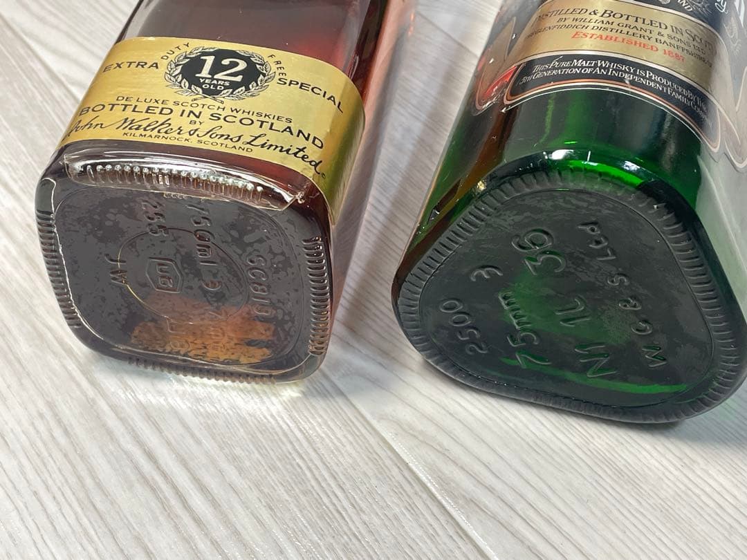ジョニーウォーカー ブラックラベル 12年 & グレンフィディック 750ml