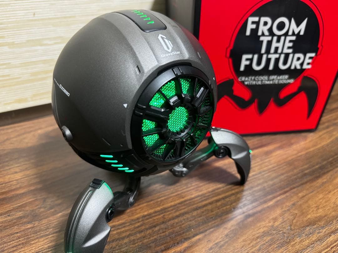 Gravastar G1 グラバスター ワイヤレススピーカー メタルグレー