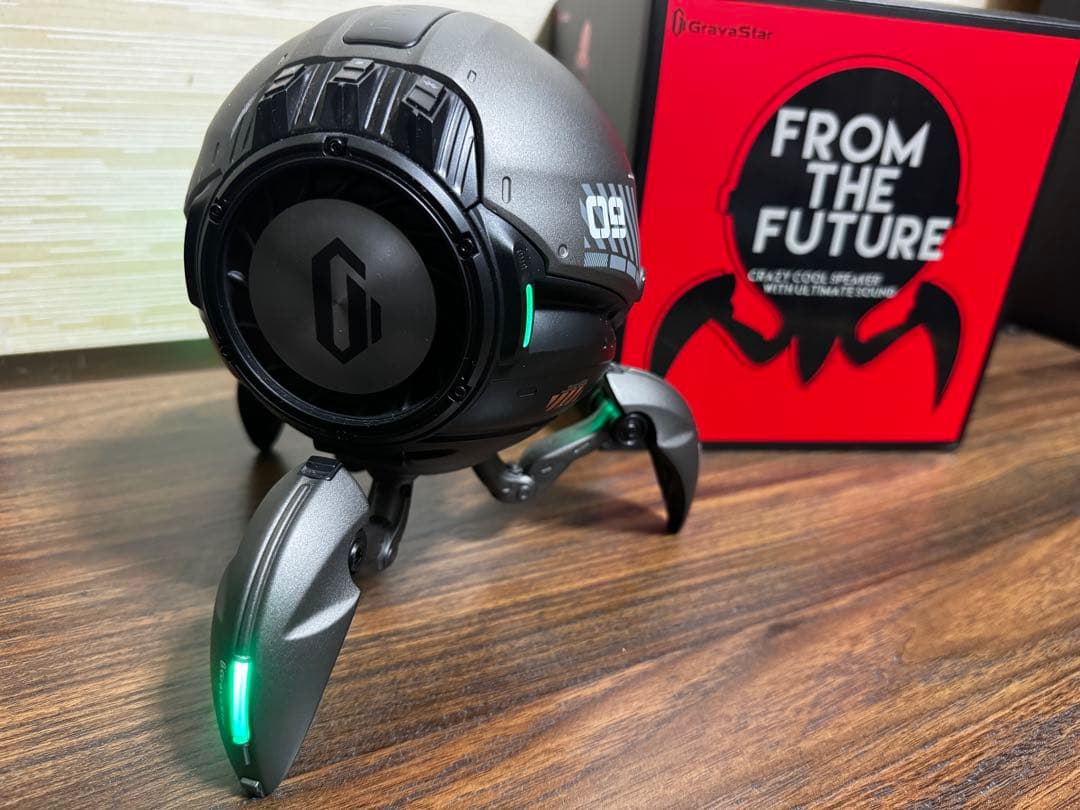 Gravastar G1 グラバスター ワイヤレススピーカー メタルグレー