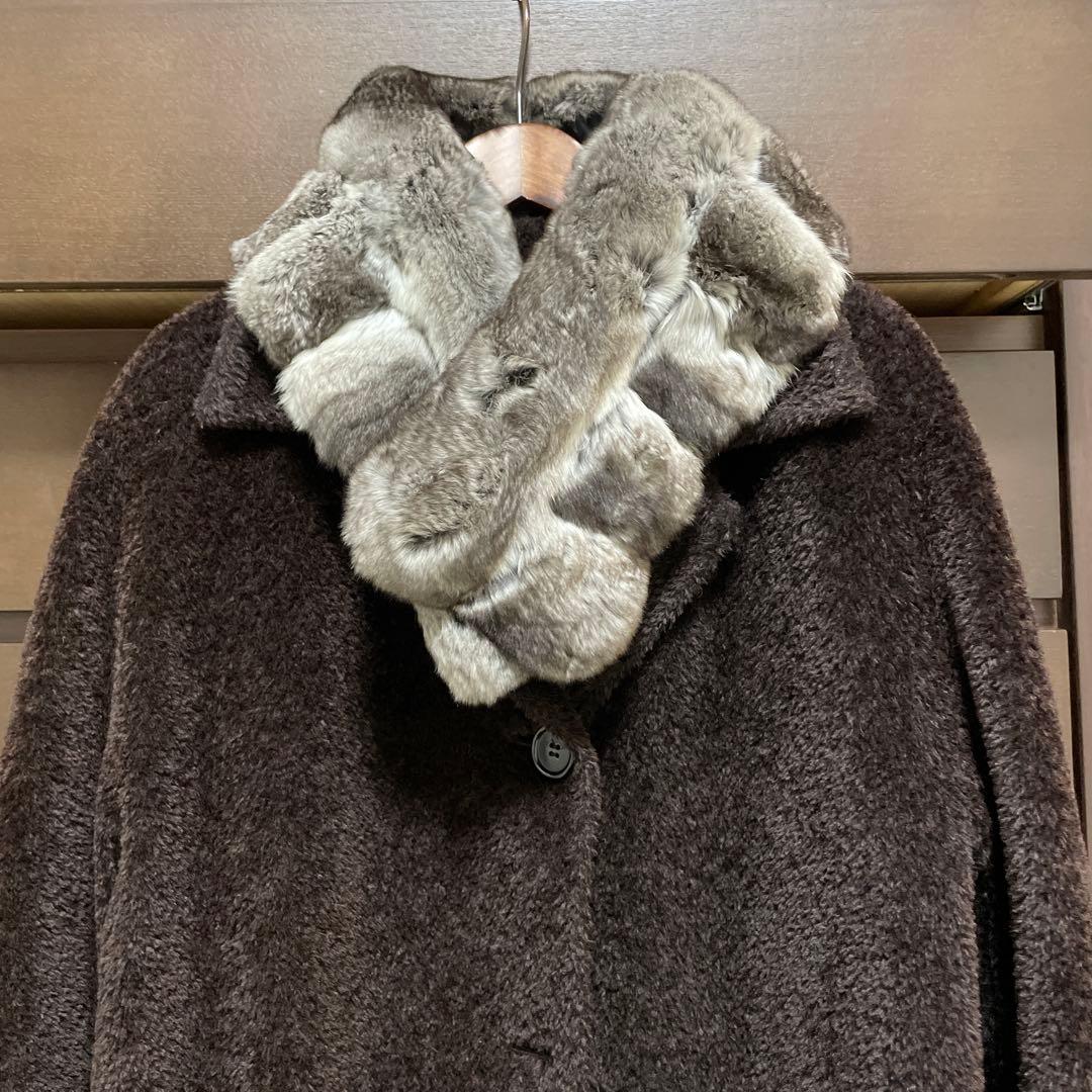 最高級チンチラマフラーボリュームデザイン