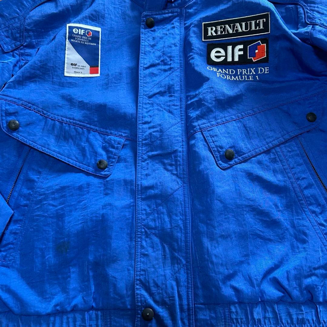 RENAULT elf FORMULE 1 ブルゾン 豪華刺繍 メンズ F1
