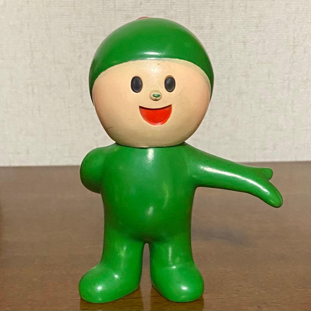 しみず坊や　ソフビ　貯金箱　5体　昭和レトロ　当時物　ノベルティ　清水銀行