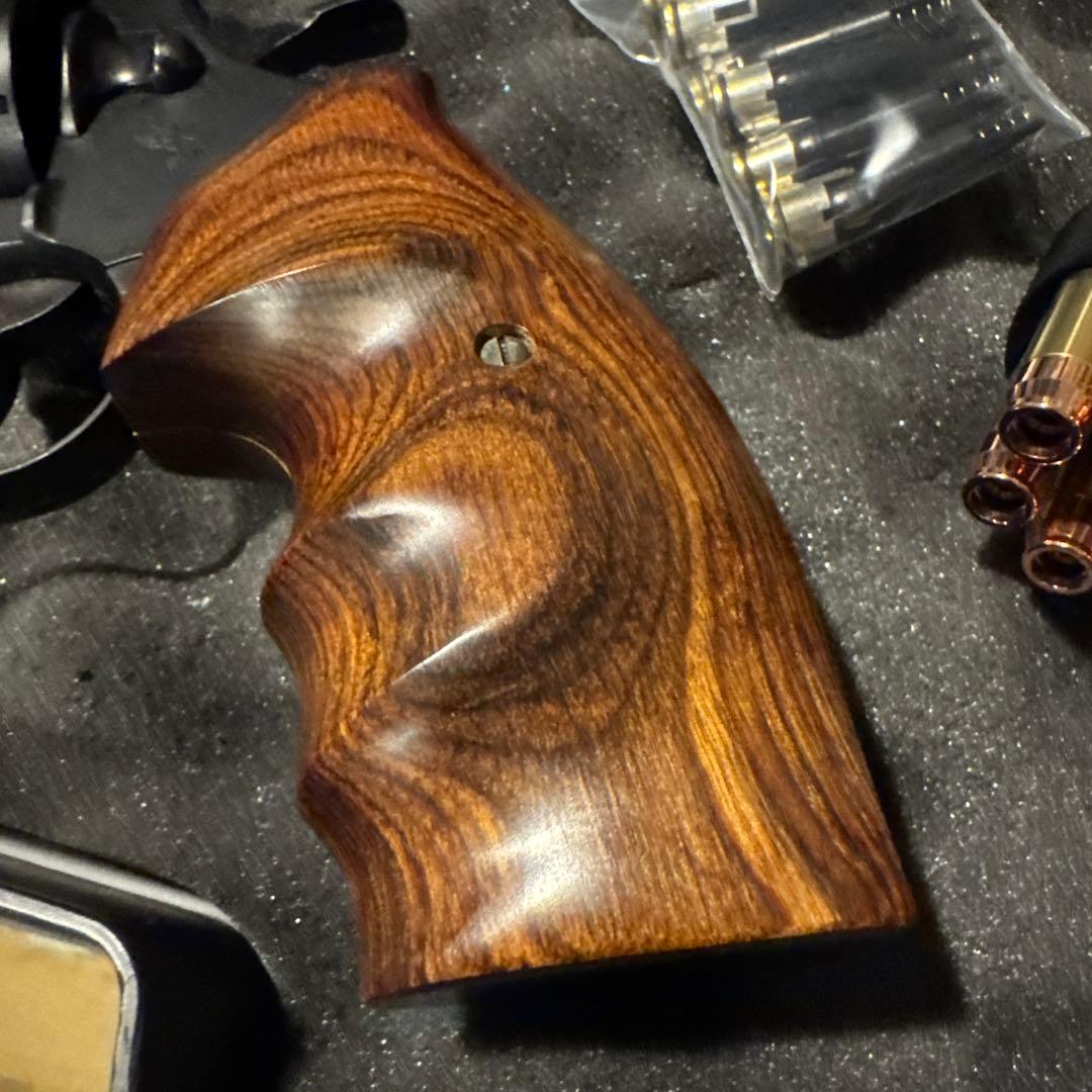 アルタモント 東京マルイ 木製グリップ コルトパイソン 6インチ