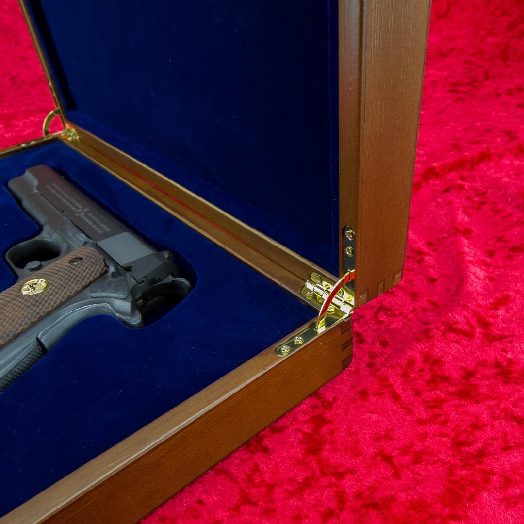 Colt M1911 専用 高級木製化粧箱 GUNケース (RedModel)