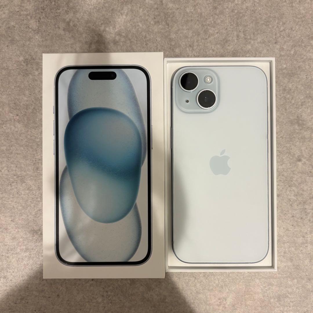 iPhone15 本体 ブルー 128GB SIMフリー