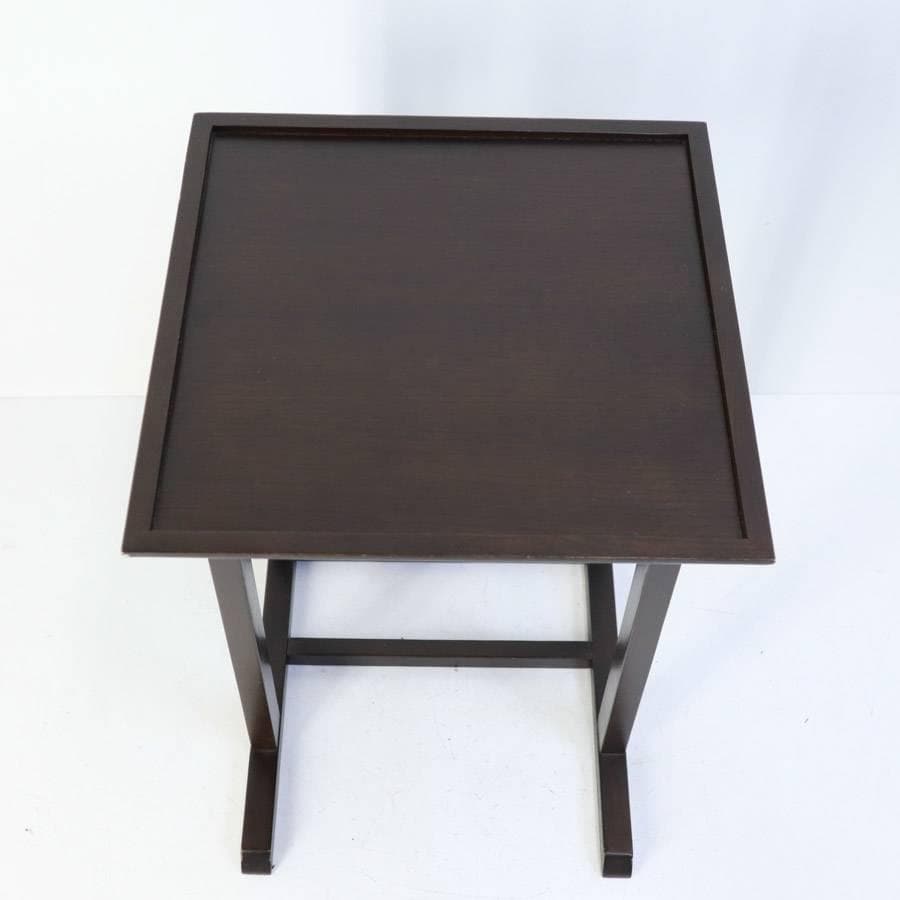 a.flat サイドテーブルv02 アッシュ材 花台 ナイトテーブル アジアン