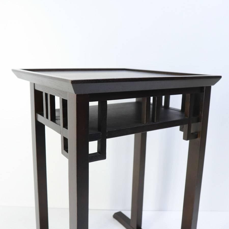 a.flat サイドテーブルv02 アッシュ材 花台 ナイトテーブル アジアン